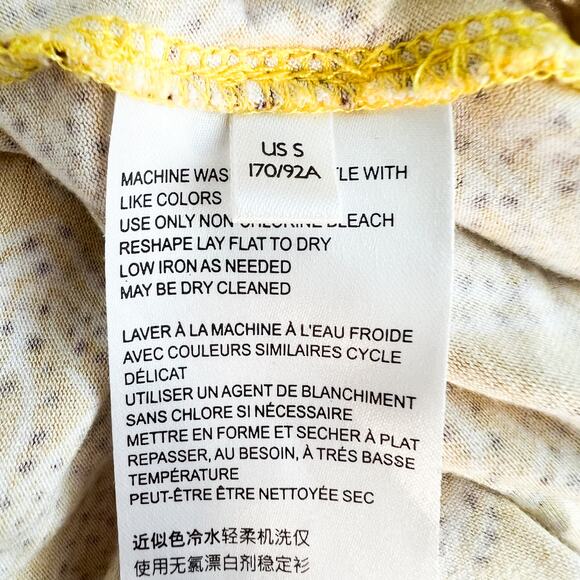 Maeve Fete Dress Womens S Midi Anthropologie Spring Floral Stretch Cinch Waist - Picture 6 of 8